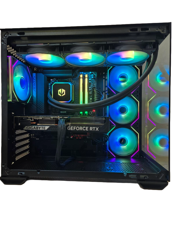 Insomnia Shadow Glass 4: B650M, Ryzen 7 7800X3D, 32GB DDR5-6000, RTX5070 32GB, 1TB NVMe, 850W - Image 5