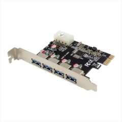 CONVERTOR PCI-E TO 4 X USB 3.0 DIEWU TXB018 Chipset: NEC720201, IDE Powered