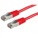 CABLES NET PATCH S/FTP CAT6 1m red (PiMF) PoE BC Secomp, 21.99.1331-200