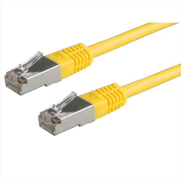 CABLES NET PATCH S/FTP CAT6 1m yellow (PiMF) PoE BC Secomp, 21.99.1332-200