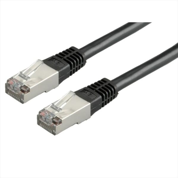 CABLES NET PATCH S/FTP CAT6 1m black (PiMF) PoE BC Secomp, 21.99.1335-200