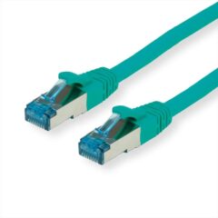 CABLES NET PATCH S/FTP CAT6A 0.3m green (PiMF) PoE BC Secomp, 21.99.1944-100