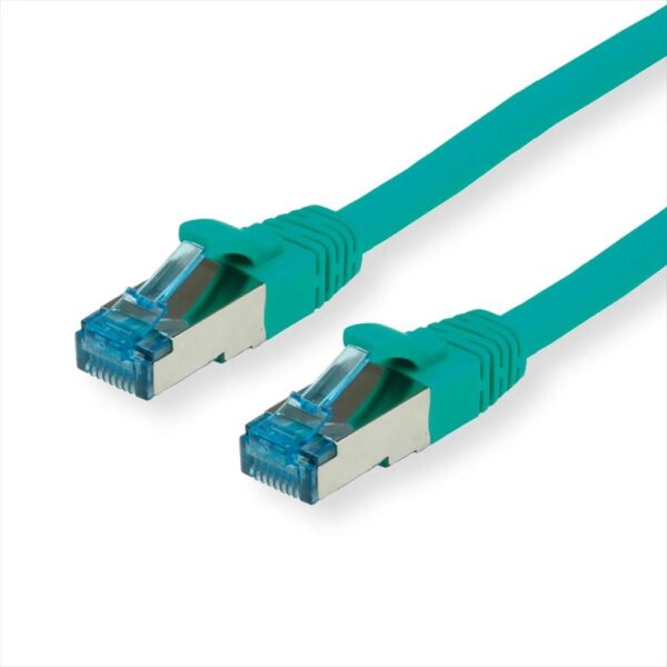 CABLES NET PATCH S/FTP CAT6A 0.3m green (PiMF) PoE BC Secomp, 21.99.1944-100