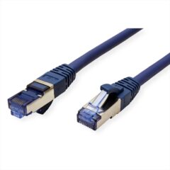 CABLES NET PATCH S/FTP CAT6A 0.3m blue (PiMF) PoE BC Secomp, 21.99.1954-100