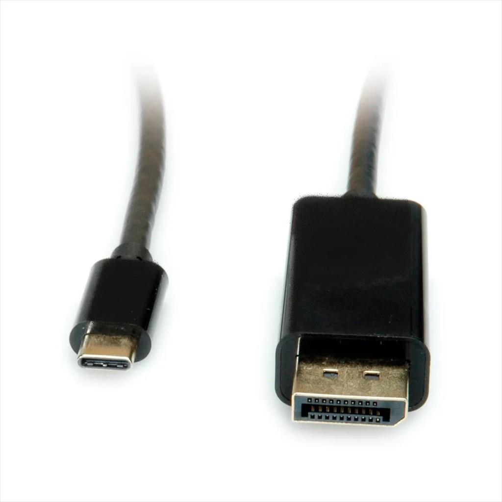 CABLES MONITOR TYPE-C to DP (v.1.2) M-M 1m Secomp, 11.99.5845-10 - Image 2