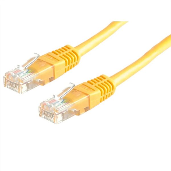 CABLES NET PATCH UTP CAT6/Class E CCA 0,5m Yellow Secomp, 21.99.1522-250