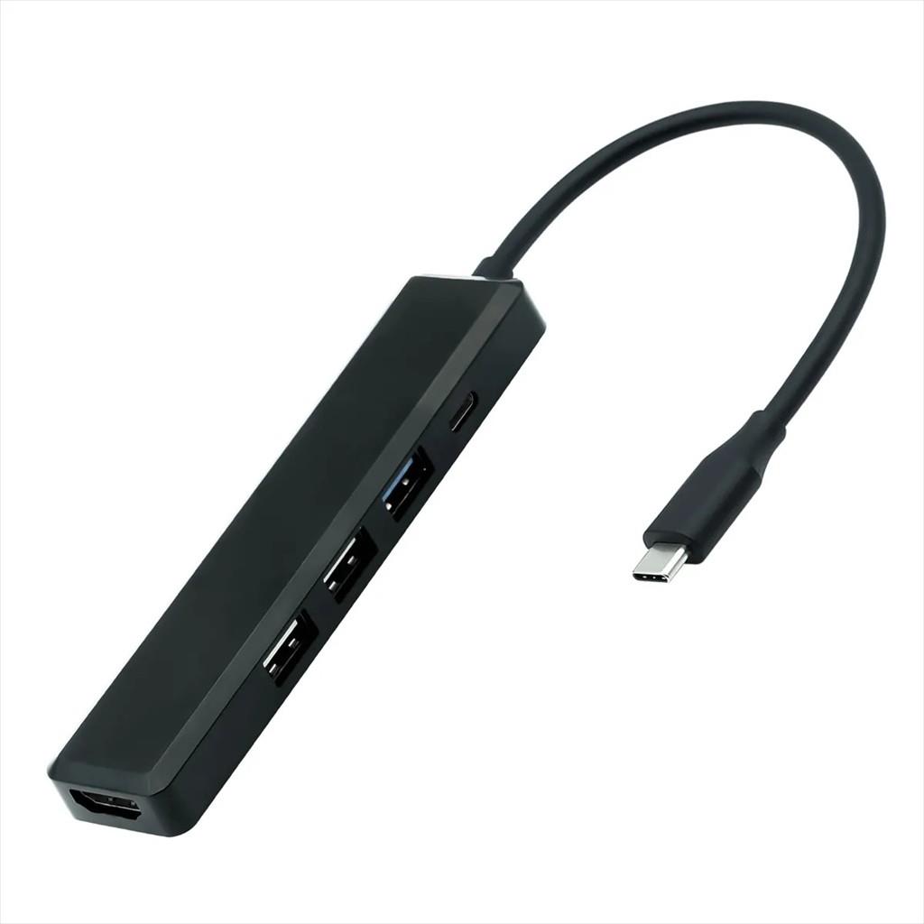 DOCKING STATION TYPE-C 5 in1, HDMI / 1 x USB 3.2 Gen 1 / 2 x1 USB 2.0/ Type-C PD max 100W/ Black / Secomp S3252-10