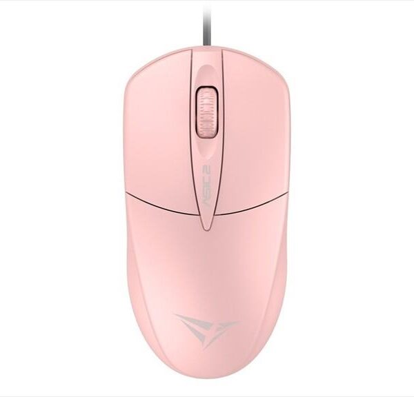MOUSE WIRED USB ALCATROZ ASIC 2, 1600DPI, Pink