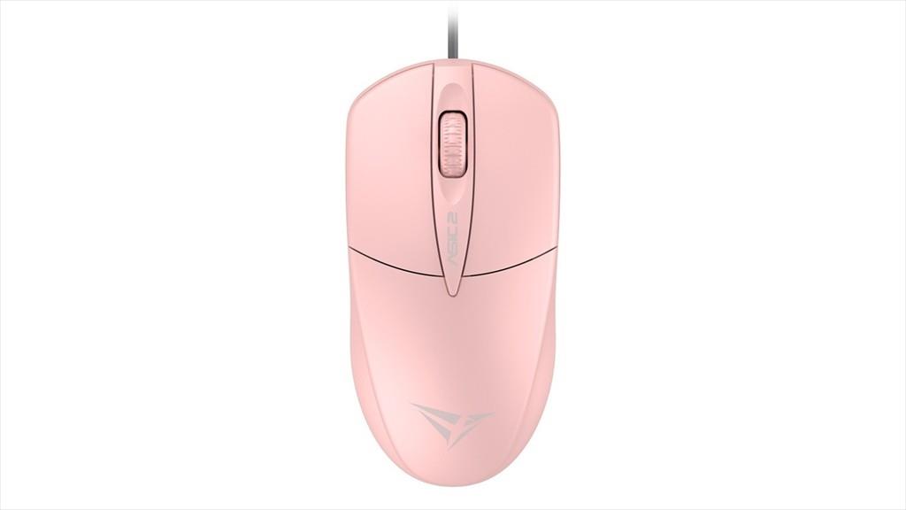MOUSE WIRED USB ALCATROZ ASIC 2, 1600DPI, Pink