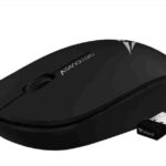 MOUSE WIRELESS ALCATROZ AIRMOUSE V, 2xAAA Battery included, Black