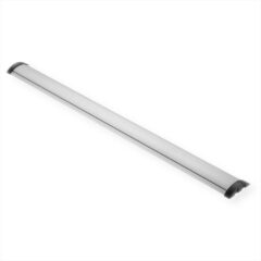CABLES Floor Cover 2-Channel Aluminum 92x22 mm, silver, 1.1 m
