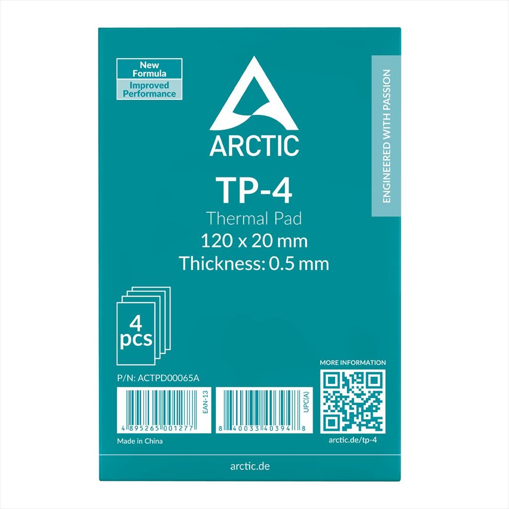 PAD THERMAL ARCTIC TP-4, 120 x 20 x 0.5 mm (pack of x4), ACTPD00065A