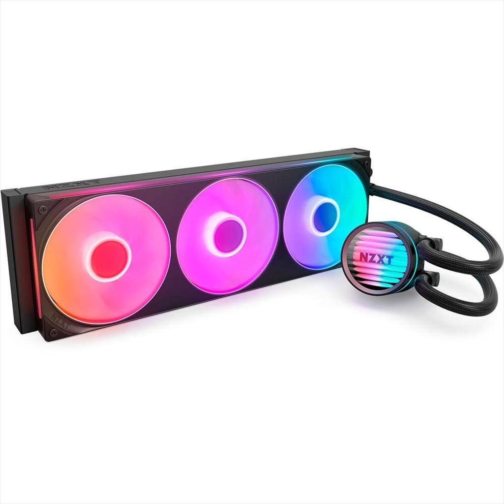 COOLERS CPU AIO NZXT Kraken Core 360 RGB, F360 RGB Core Fan, RGB LED Pump, Black, RL-KR36C-B1 - Image 3