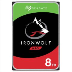 HDD 3,5" 8TB SEAGATE IronWolf NAS 5400RPM 256MB 24x7 SATAIII ST8000VN002