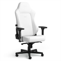 GAMING CHAIR NOBLECHAIRS HERO, WHITE, NBL-HRO-PU-WED