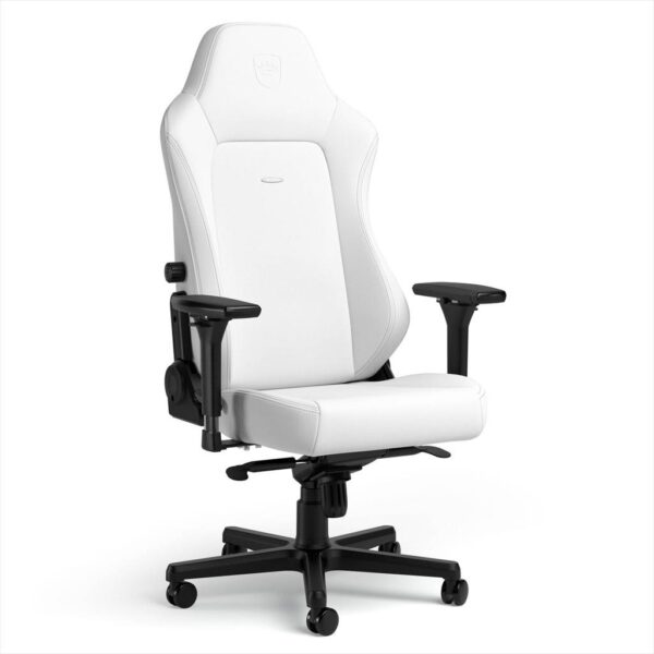 GAMING CHAIR NOBLECHAIRS HERO, WHITE, NBL-HRO-PU-WED