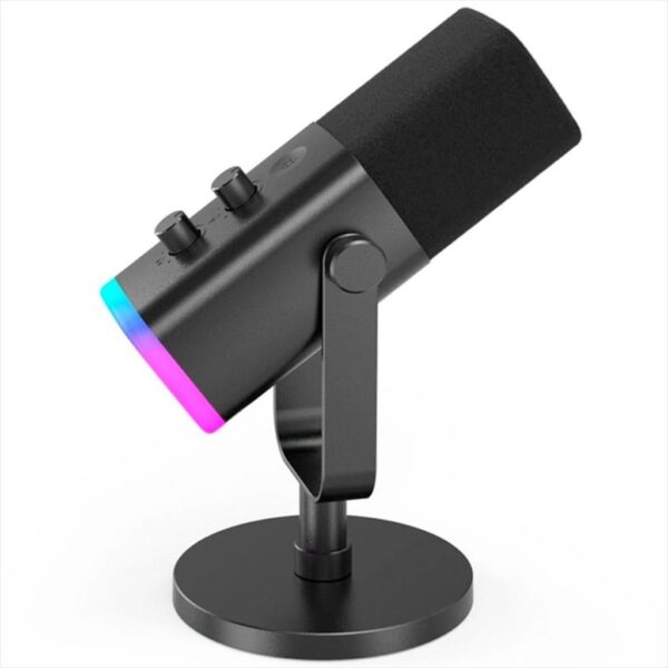 MICROPHONE FIFINE AМ8 RGB, USB Type-C, 2.0m cable, Black, AМ8