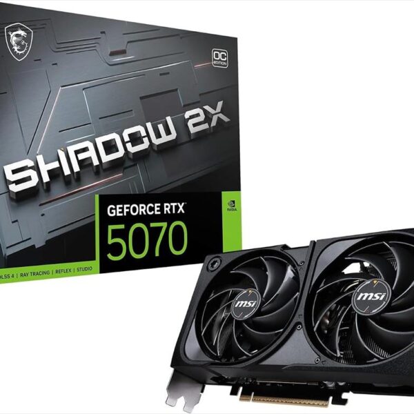 VGA MSI RTX 5070 SHADOW 2X OC 12GB GDDR7, 3xDP, 1xHDMI, V532-005R