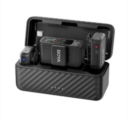 MICROPHONE WIRELESS SYSTEM BOYA BOYAMIC 2, 2xMIC, USB-C, 3.5mm receiver, black, BOYAMIC 2-02