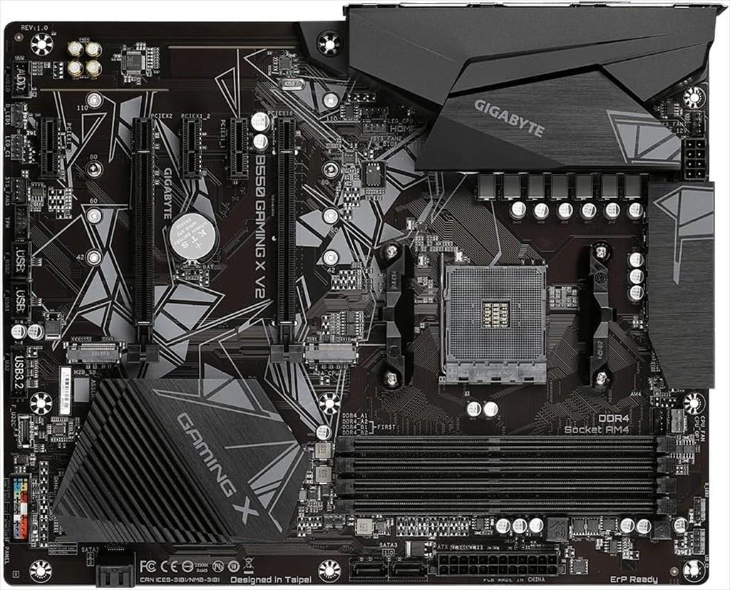 MB AM4 B550 X GAMING GIGABYTE 4xDDR4 3200Mhz (O.C), HDMI, 1xPCI-E 4.0x16, 1xPCI-Ex 3.0, 2xPCIe 3.0 x1, 2xM.2, 4xSATA3 - Image 3