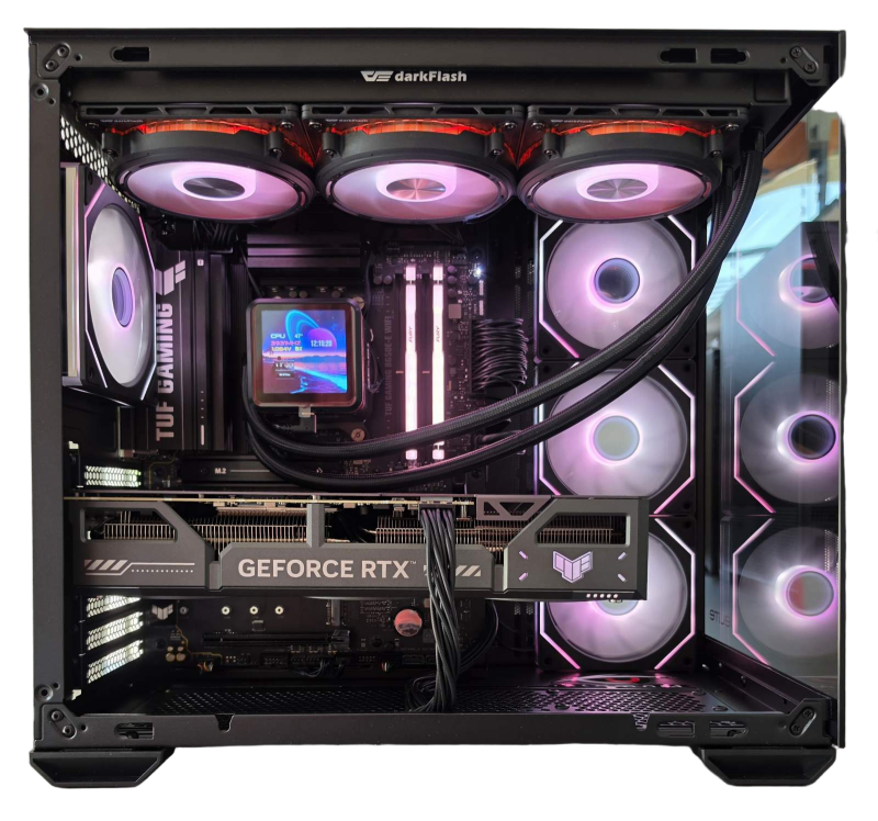 Insomnia Shadow Onyx: B850E, 7800X3D, 32GB DDR5-6000, 5070Ti, 1TB, 850W - Image 4