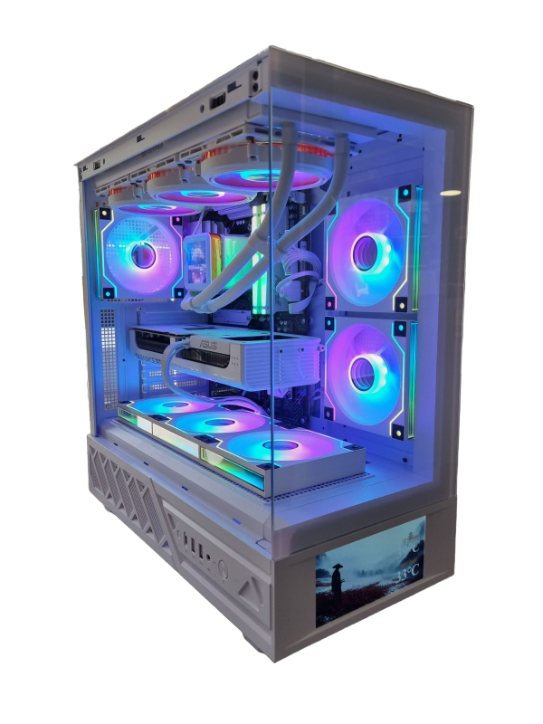 Insomnia Arctic Glacier: B840, Ryzen 7800x3D, 32GB DDR5-6000, 5070, 1TB, 750W