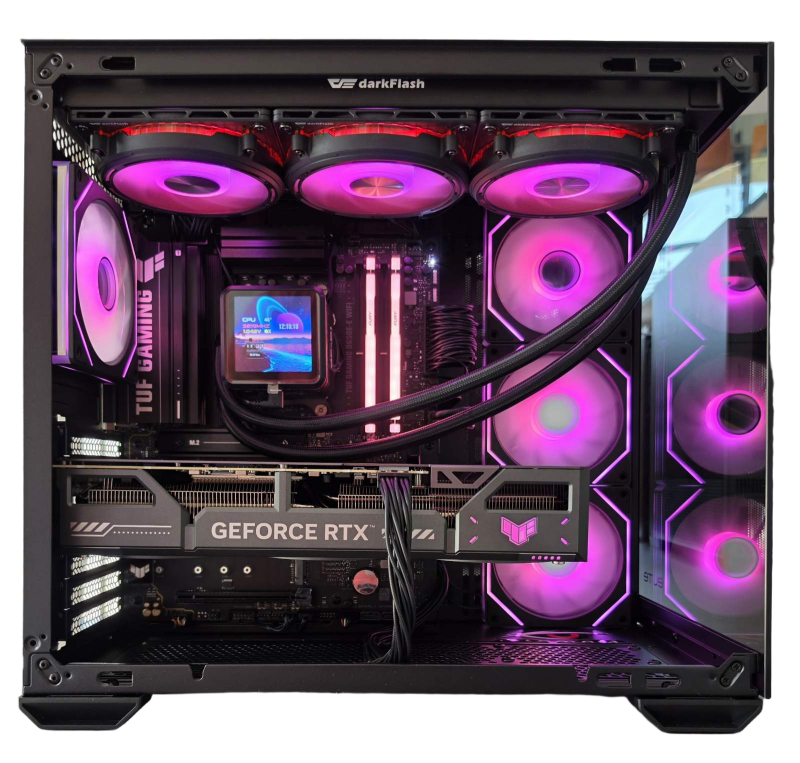 Insomnia Shadow Onyx: B850E, 7800X3D, 32GB DDR5-6000, 5070Ti, 1TB, 850W - Image 2