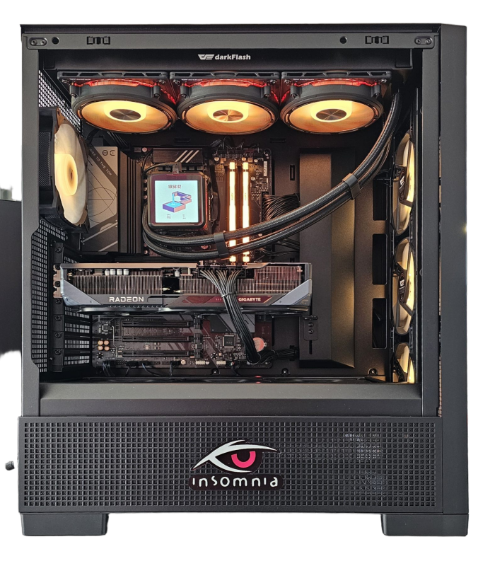 Insomnia Shadow Rook: B650, 7800X3D, 32GB DDR5-6000, 9070XT, 1TB, 750W - Image 2