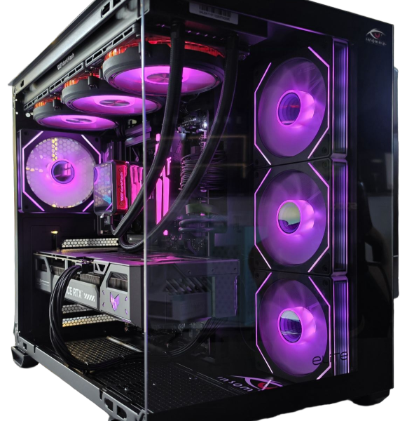 Insomnia Shadow Onyx: B850E, 7800X3D, 32GB DDR5-6000, 5070Ti, 1TB, 850W