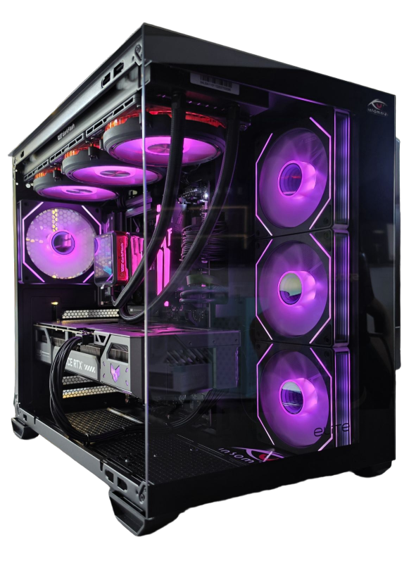 Insomnia Shadow Onyx: B850E, 7800X3D, 32GB DDR5-6000, 5070Ti, 1TB, 850W