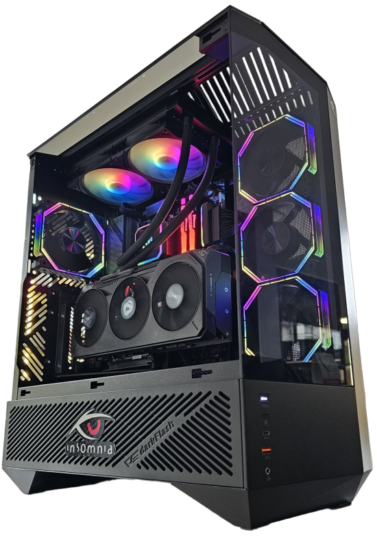 Insomnia Shadow Knight: B650, 7800X3D, 32GB DDR5-6000, 9070XT, 1TB