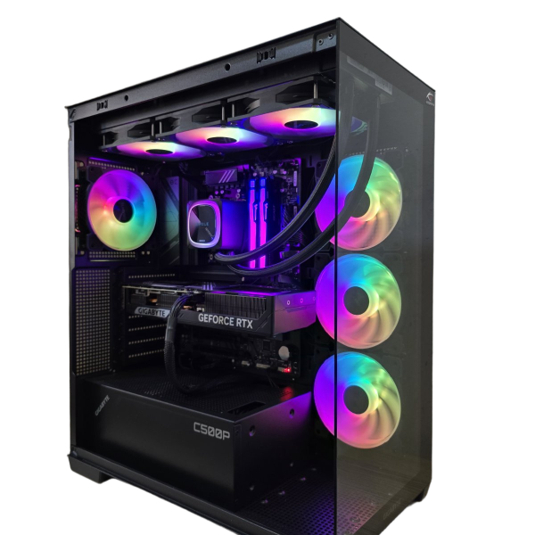 Insomnia Shadow Shine: B650, Ryzen 7 7800X3D, 32GB DDR5-6000, RTX5070 12GB, 1TB NVMe