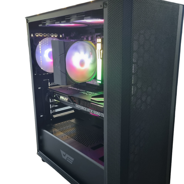 Insomnia Shadow Pearl: B850M, 7500X3D, 32GB DDR5-6000, 5060Ti, 1TB, 650W