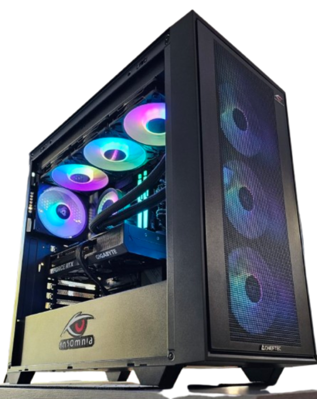 Insomnia Shadow Tornado: B650, 9800X3D, 32GB DDR5-6000, 5070Ti, 1TB