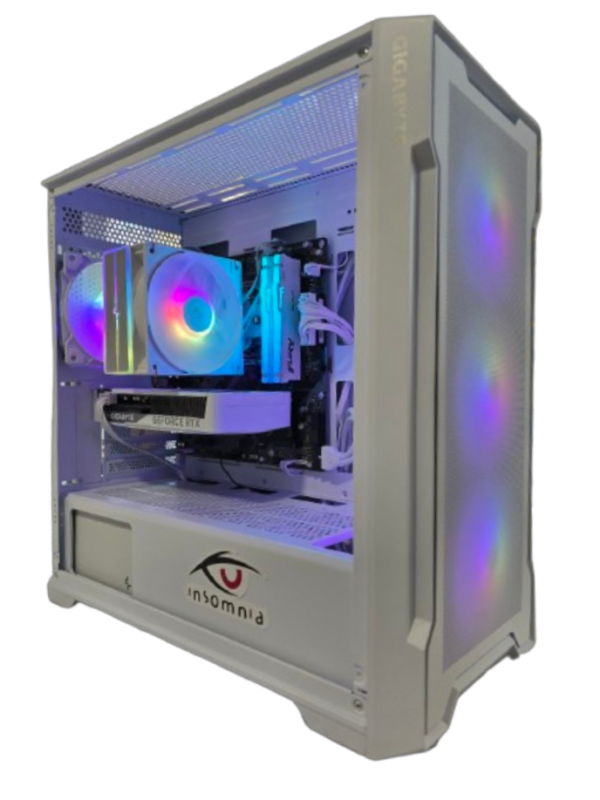 Insomnia Arctic Nova+: A620M, Ryzen 5 7500X3D, 5060 Ti, 32GB DDR5-6000, 1TB