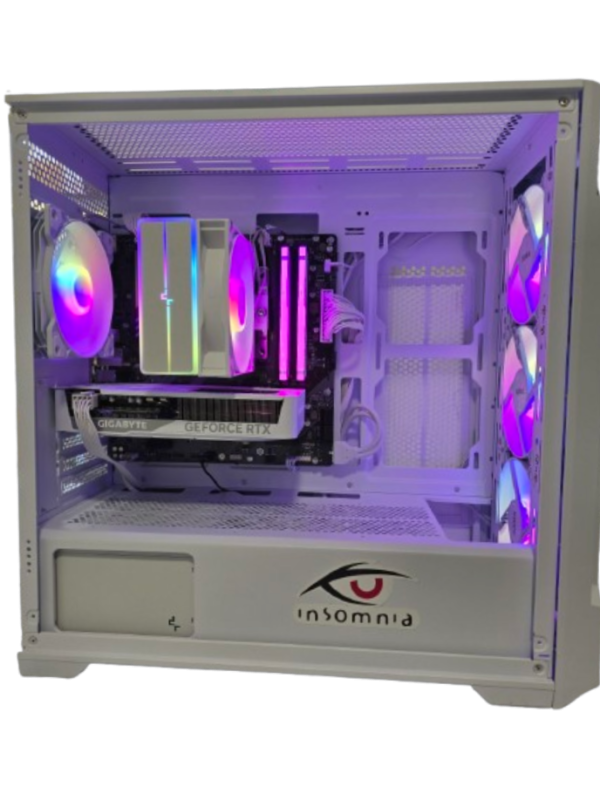 Insomnia Arctic Nova+: A620M, Ryzen 5 7500X3D, 5060 Ti, 32GB DDR5-6000, 1TB - Image 3