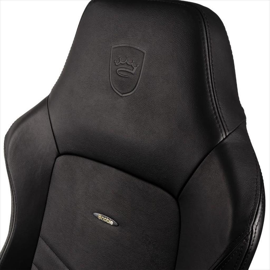GAMING CHAIR NOBLECHAIRS HERO REAL LEATHER, BLACK - Image 5