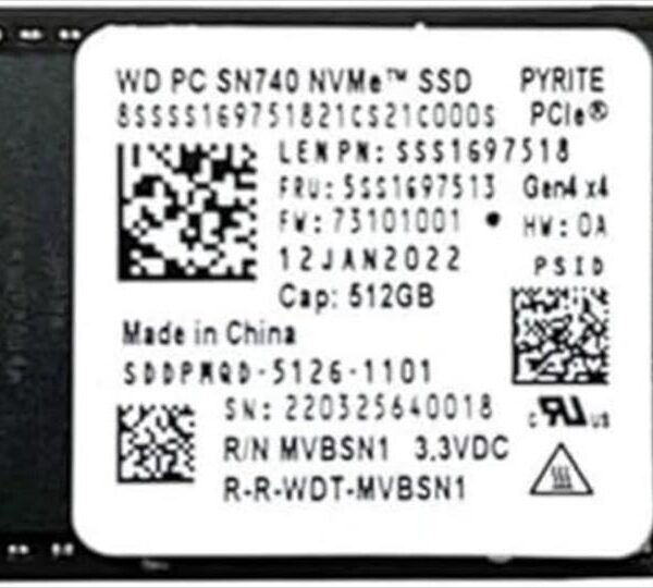 SSD M.2 512GB WD SN740 NVMe Gen4 x4  SDDPMQD-512G-1101  2242