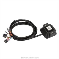 EXTERNAL WIRED HUB DIEWU POWER ON/OFF, 2xUSB 2.0, 2x3.5mm, TXD103