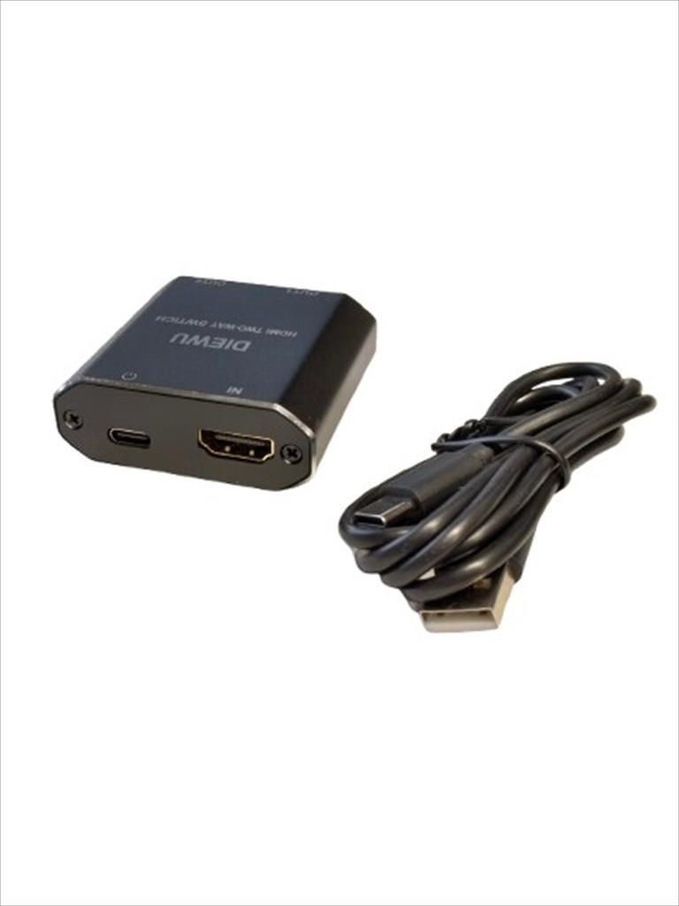 HDMI Splitter 2port DIEWU, HDMI 4K, TXD301 - Image 2