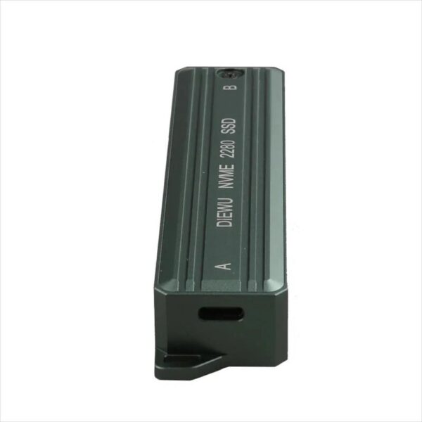 ENCLOSURE USB 3.2 (Gen 2) Type-C  M.2 NVMe x2 2280, DIEWU, TXD188