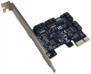 CONVERTOR PCI-E 3.0 (1x) TO 4 x SATAIII TXB183, ASMedia ASM1064