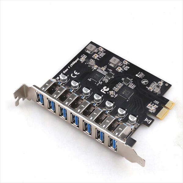 CONVERTOR PCI-E TO 7 X USB 3.0 DIEWU TXB204 Chipset: uPD720201