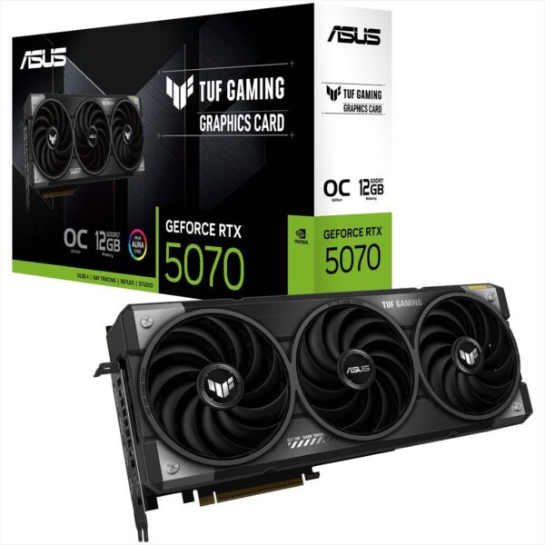 VGA ASUS RTX 5070 TUF GAMING OC 12GB GDDR7, 3xDP, 2xHDMI, 90YV0LZ0-M0NA00