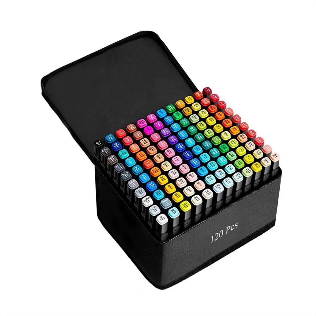 ALCOHOL MARKER SET EXTRALINK (120 colors) DUAL TIP