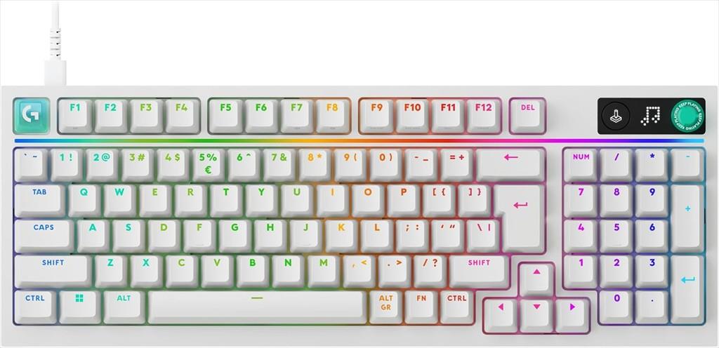 KEYBOARD MECHANICAL LOGITECH G316 X 98 WHITE TACTILE RGB LED 920-014231