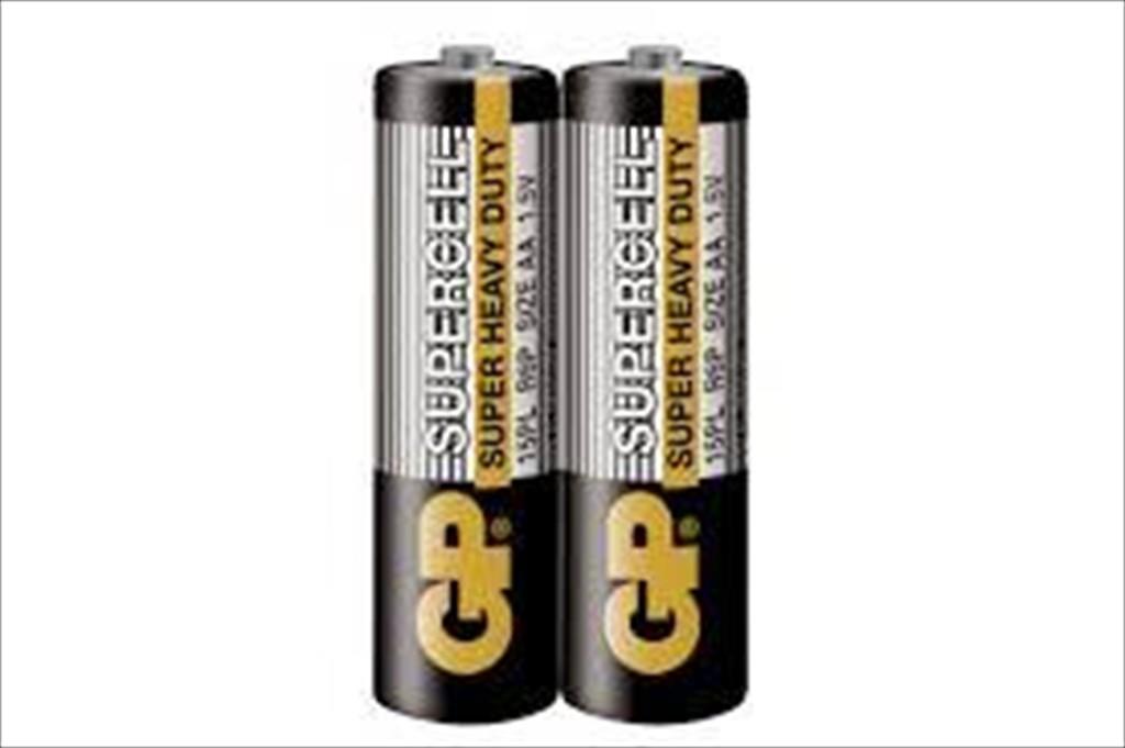 Battery GP Zinc-Carbon AA,15PL R6P 1.5V (2pcs pack)