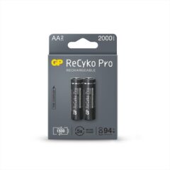 Battery GP RECYKO + PRO RECHARGEABLE, R6 AA 2000mAh 1.2V (2pcs pack)