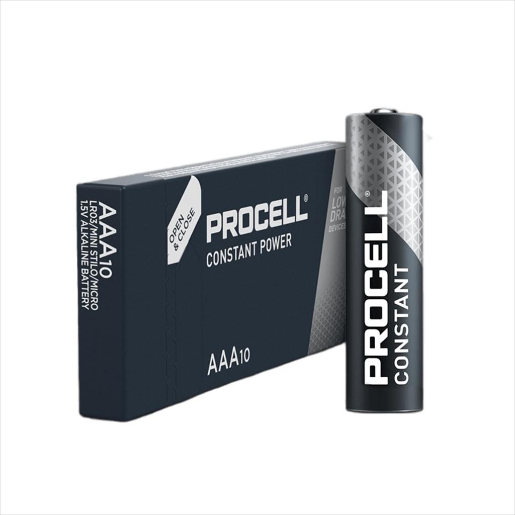 Battery DURACELL PROCELL CONSTANT ALKALINE 1.5V, LR6 AAA MN2400, 10 pcs pack