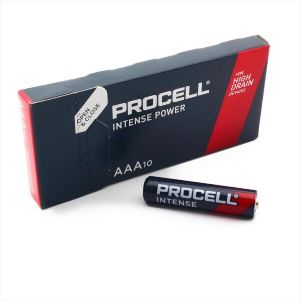 Battery DURACELL PROCELL INTENSE ALKALINE 1.5V, LR6 AAA MX2400, 10 pcs pack